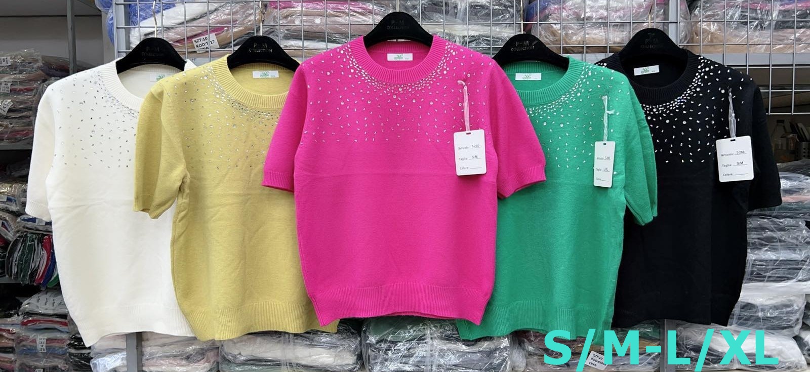 Swetry damskie Roz S/M-L/XL, Mix Kolor Paczka 12 szt
